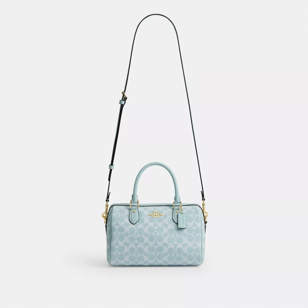 Torba typu satchel „Rowan” z Signature Canvas