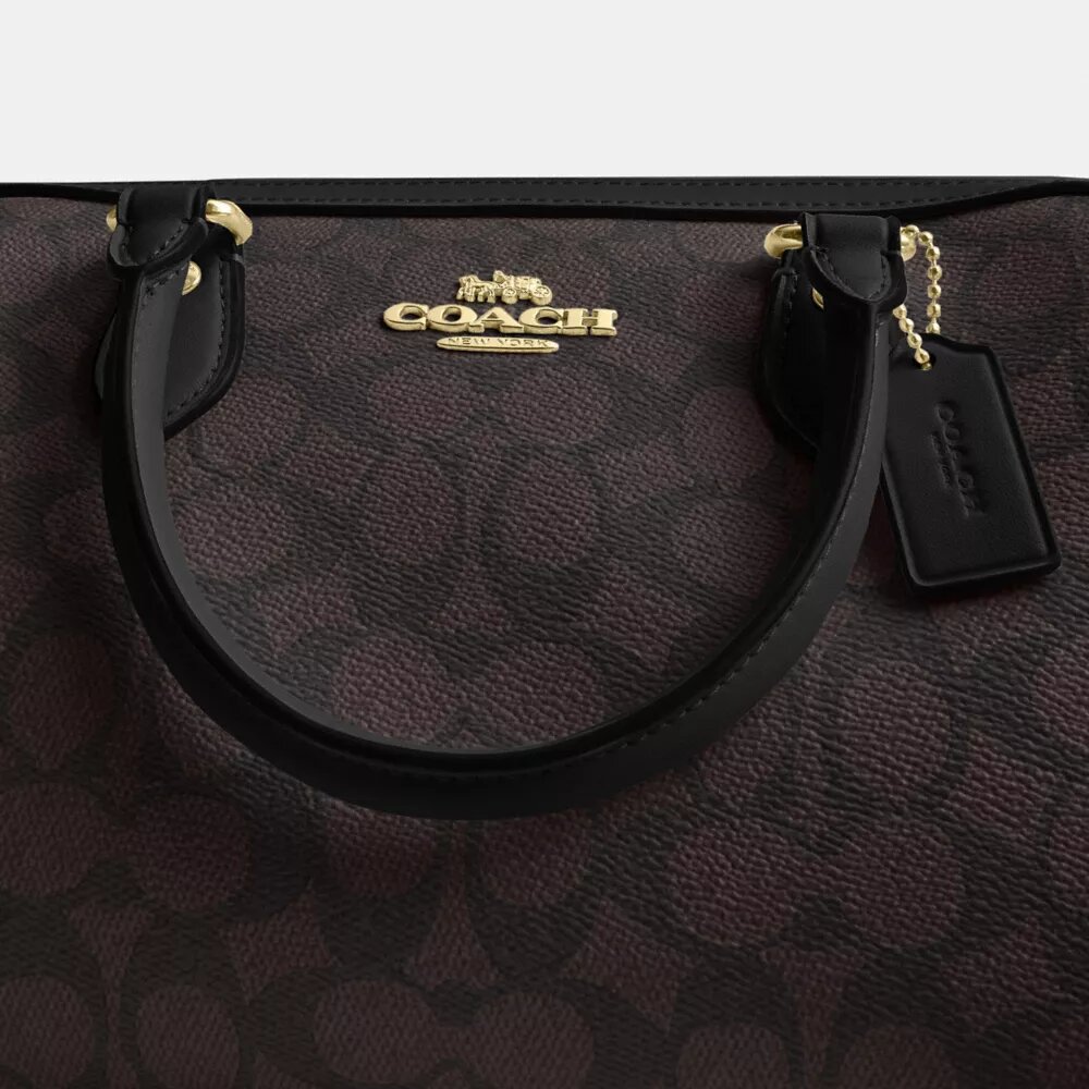 Torba typu satchel „Rowan” z Signature Canvas