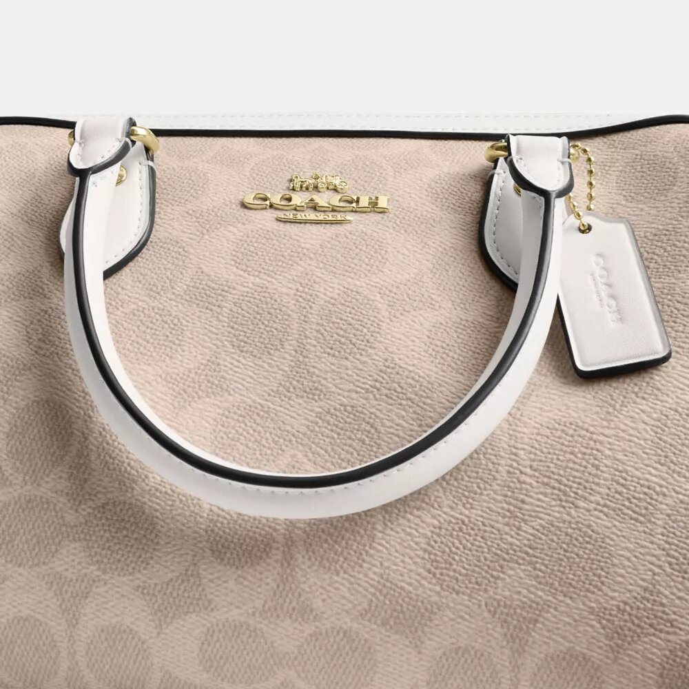 Torba typu satchel „Rowan” z Signature Canvas