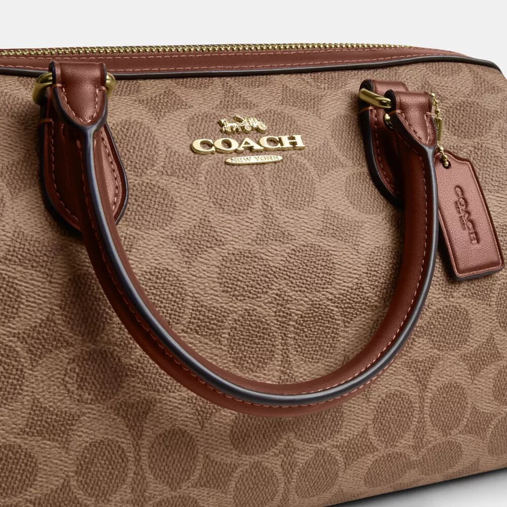 Torba typu satchel „Rowan” z Signature Canvas