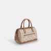 Torba typu satchel „Rowan” z Signature Canvas w blokowe wzory