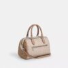 Torba typu satchel „Rowan” z Signature Canvas w blokowe wzory