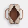 Torba typu satchel „Rowan” z Signature Canvas w blokowe wzory
