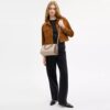 Torba typu satchel „Rowan” z Signature Canvas w blokowe wzory