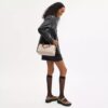 Torba typu satchel „Rowan” z Signature Canvas w blokowe wzory