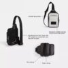 Torba typu sling „Racer” z Signature Canvas