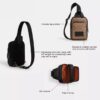 Torba typu sling „Racer” z Signature Canvas