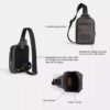 Torba typu sling „Racer” z Signature Canvas