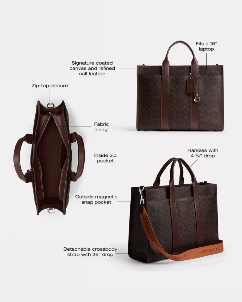 Torba Wesley z Signature Canvas