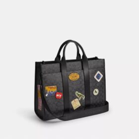 Torba Wesley z Signature Canvas z naszywkami