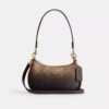 Torebka crossbody Teri Mini z Signature Canvas w stylu ombre