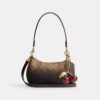 Torebka crossbody Teri Mini z Signature Canvas w stylu ombre