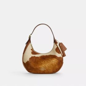 Torebka na ramię Emily z włosia cielęcego z nadrukiem krowim