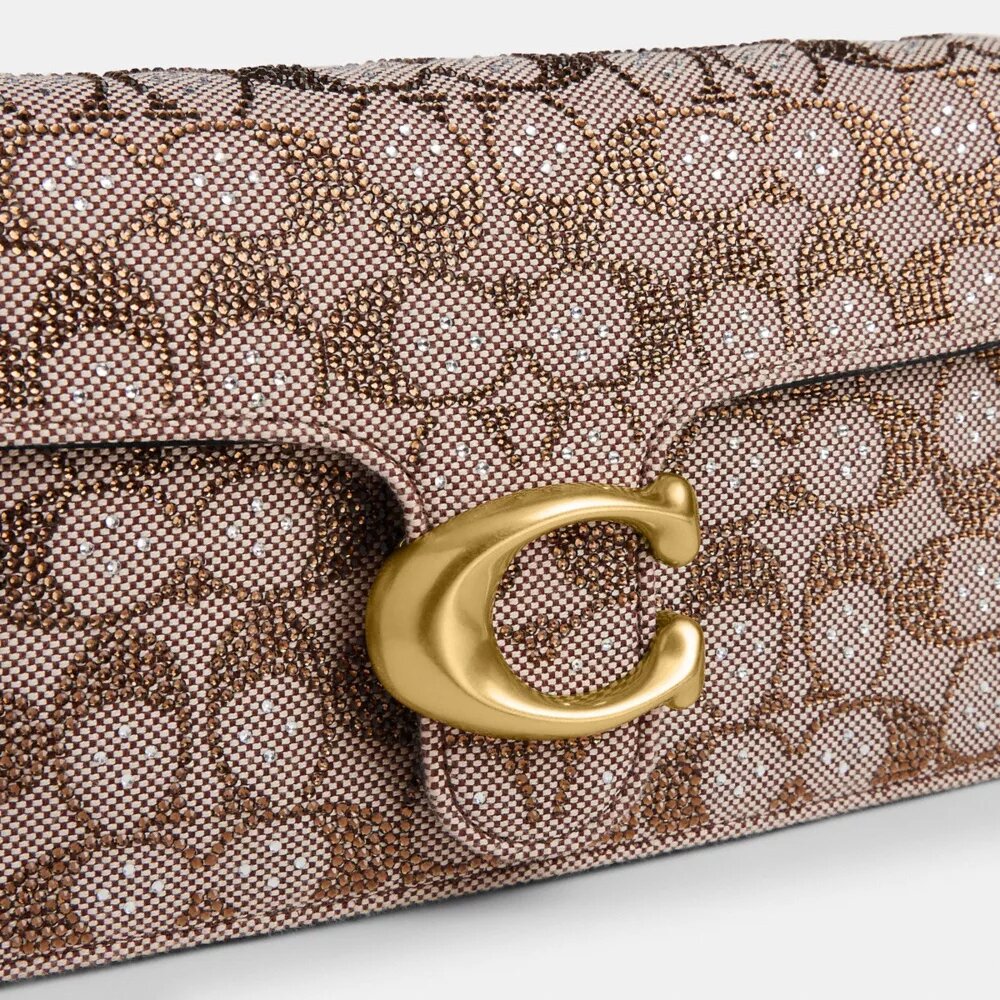 Torebka na ramię Tabby 26 w wzorze Crystal Signature Jacquard