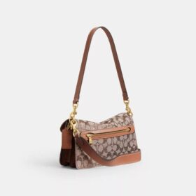Torebka na ramię Tabby 26 w wzorze Crystal Signature Jacquard