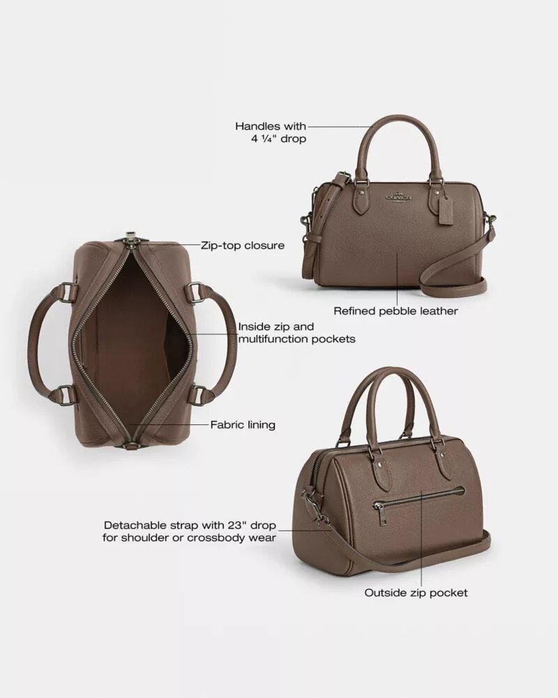 Torebka typu satchel Rowan