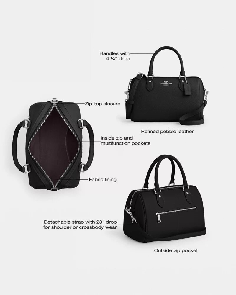 Torebka typu satchel Rowan