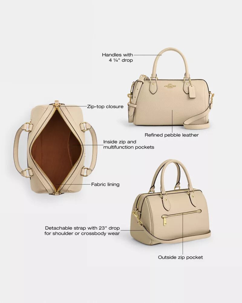Torebka typu satchel Rowan