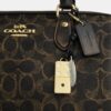 Torebka typu satchel Rowan z Signature Canvas z zawieszkami