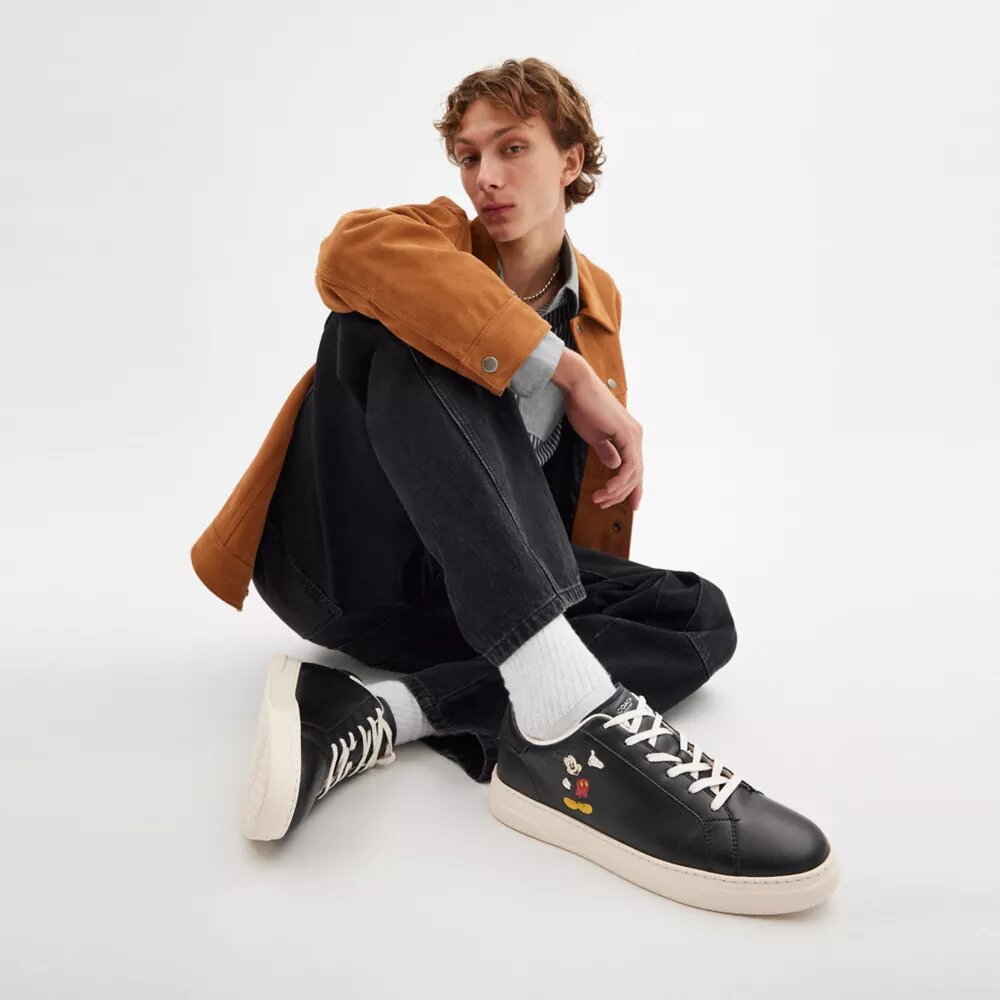 Wysokie sneakersy Disney X Coach z serii High Line z Myszką Miki