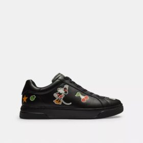 Wysokie sneakersy Disney X Coach z serii High Line z nadrukiem naklejek