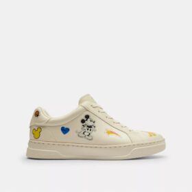 Wysokie sneakersy Disney X Coach z serii High Line z nadrukiem naklejek