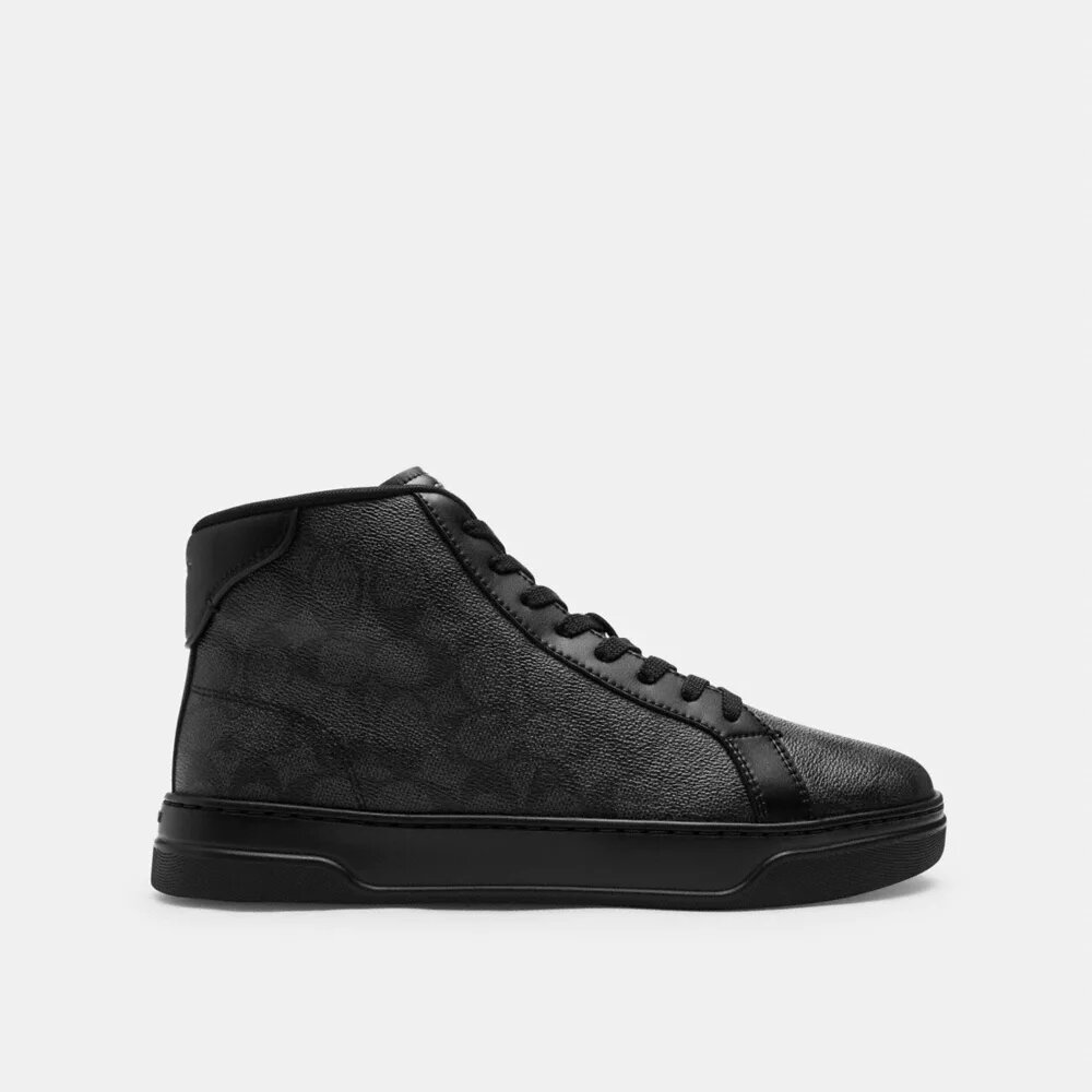 Wysokie sneakersy High Line z charakterystycznym Signature Canvas
