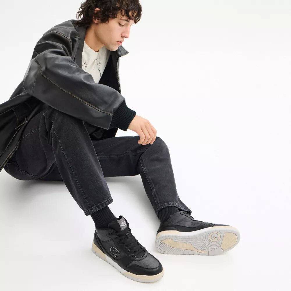 Wysokie sneakersy Soho z Signature Canvas
