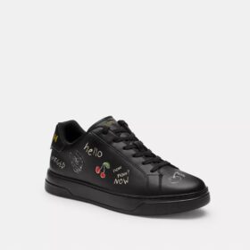 Wysokie sneakersy z nadrukiem szkicu