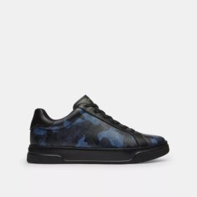 Wysokie sneakersy z Signature Canvas z nadrukiem w kamuflażu