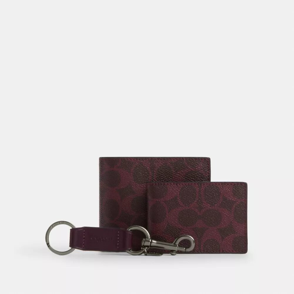 Zestaw upominkowy z portfelem 3 w 1 w Signature Canvas
