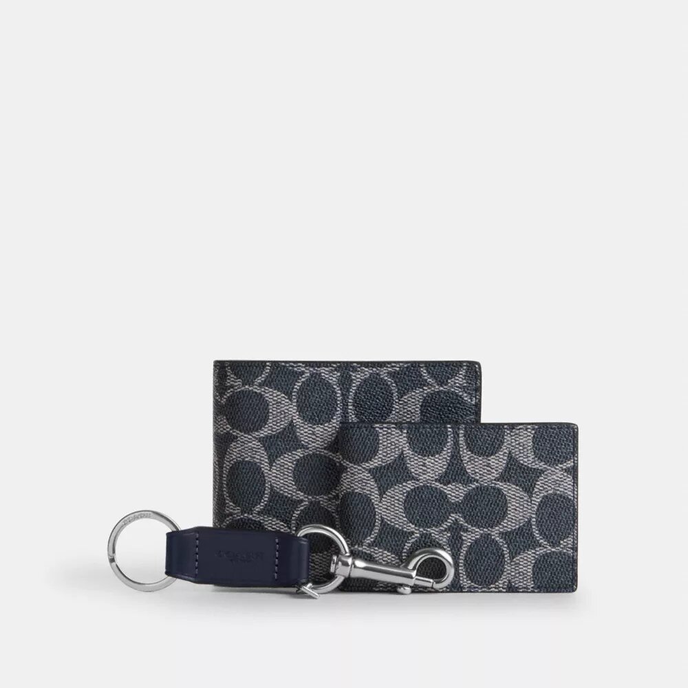 Zestaw upominkowy z portfelem 3 w 1 w Signature Canvas